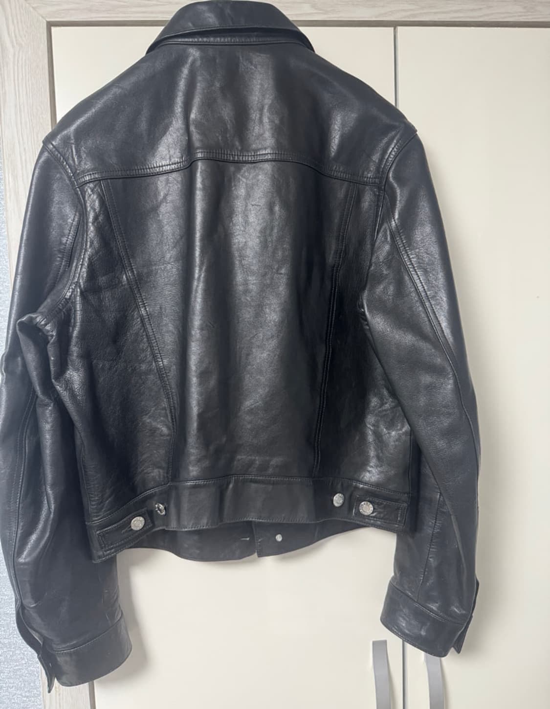 헬무트랭 레더 트러커 자켓 상품이미지2