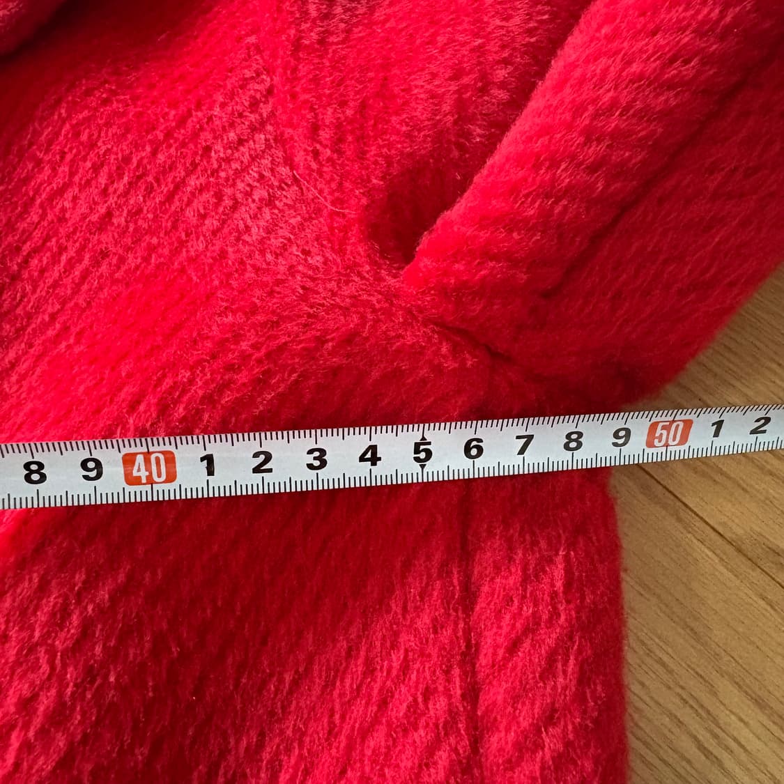 올리비아 로렌 빨간색 모직 자켓 95 상품이미지9