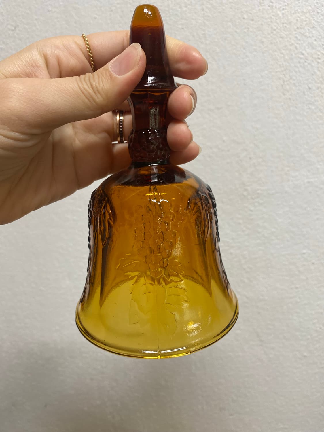 빈티지 앰버 글라스 벨 소품 상품이미지4