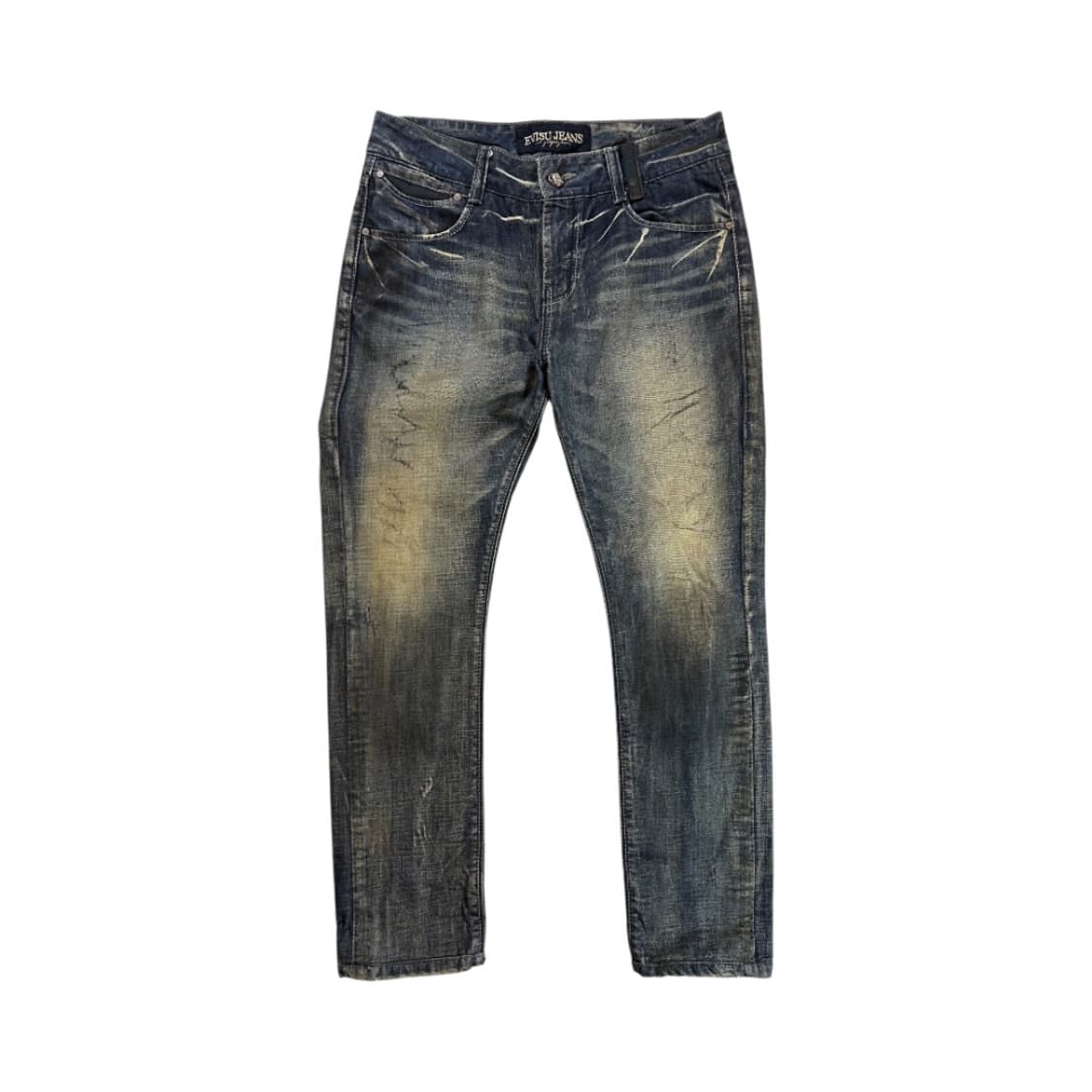 (M) 에비수 인디고 빅갈매기 동양화 포인트 워싱 데님팬츠 BD-012 상품이미지1