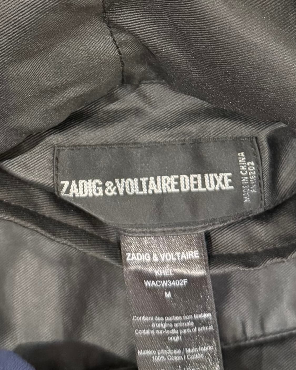 쟈딕앤볼테르 디럭스 블랙 코튼 래빗퍼 리버시블 베스트 상품이미지8