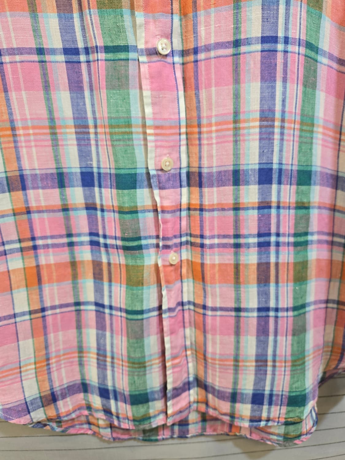 폴로랄프로렌 린넨100반팔셔츠 상품이미지4