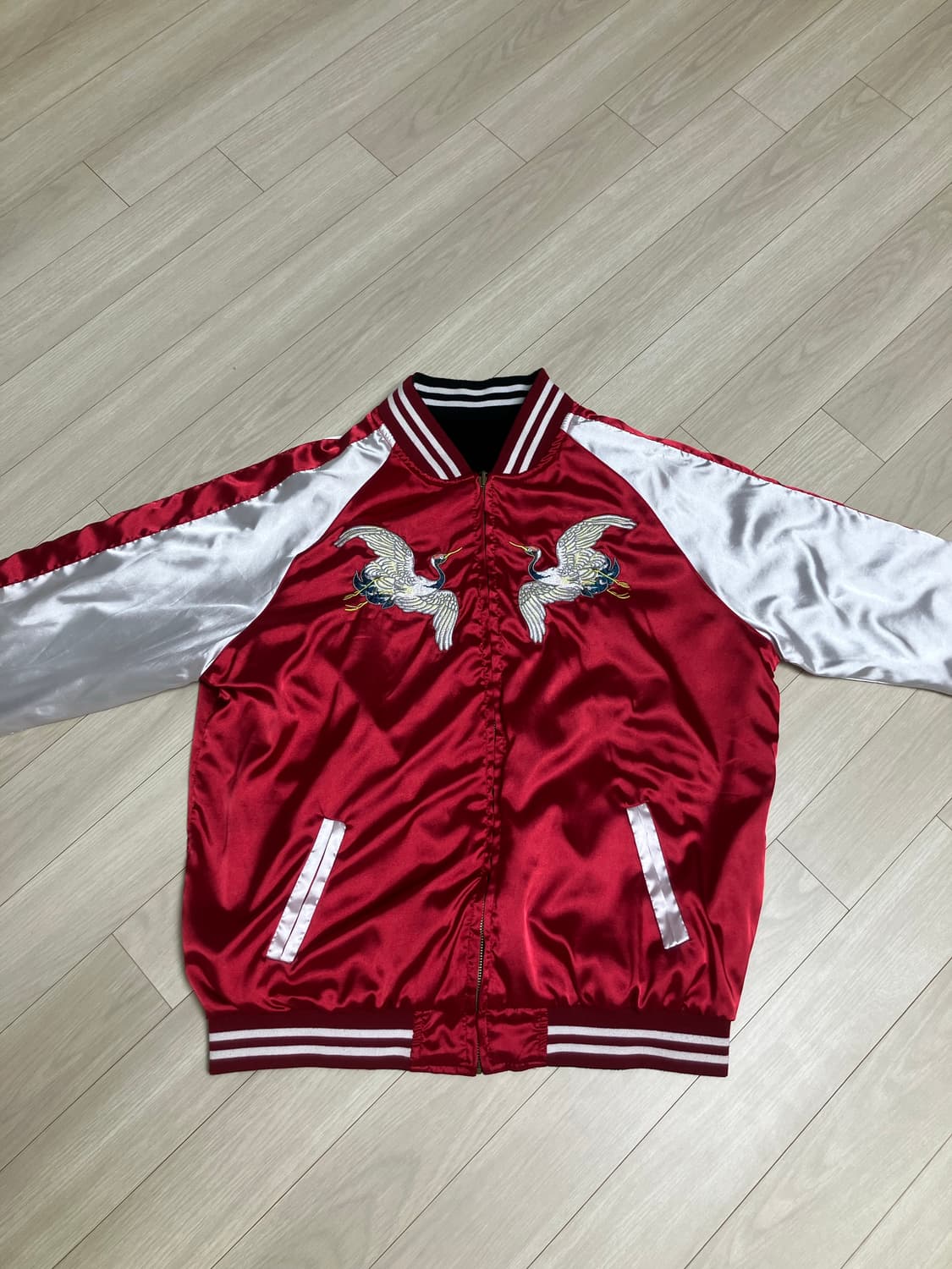 일본 빈티지 양면 벨벳 스카쟌(교신 가능) 100~105 상품이미지4