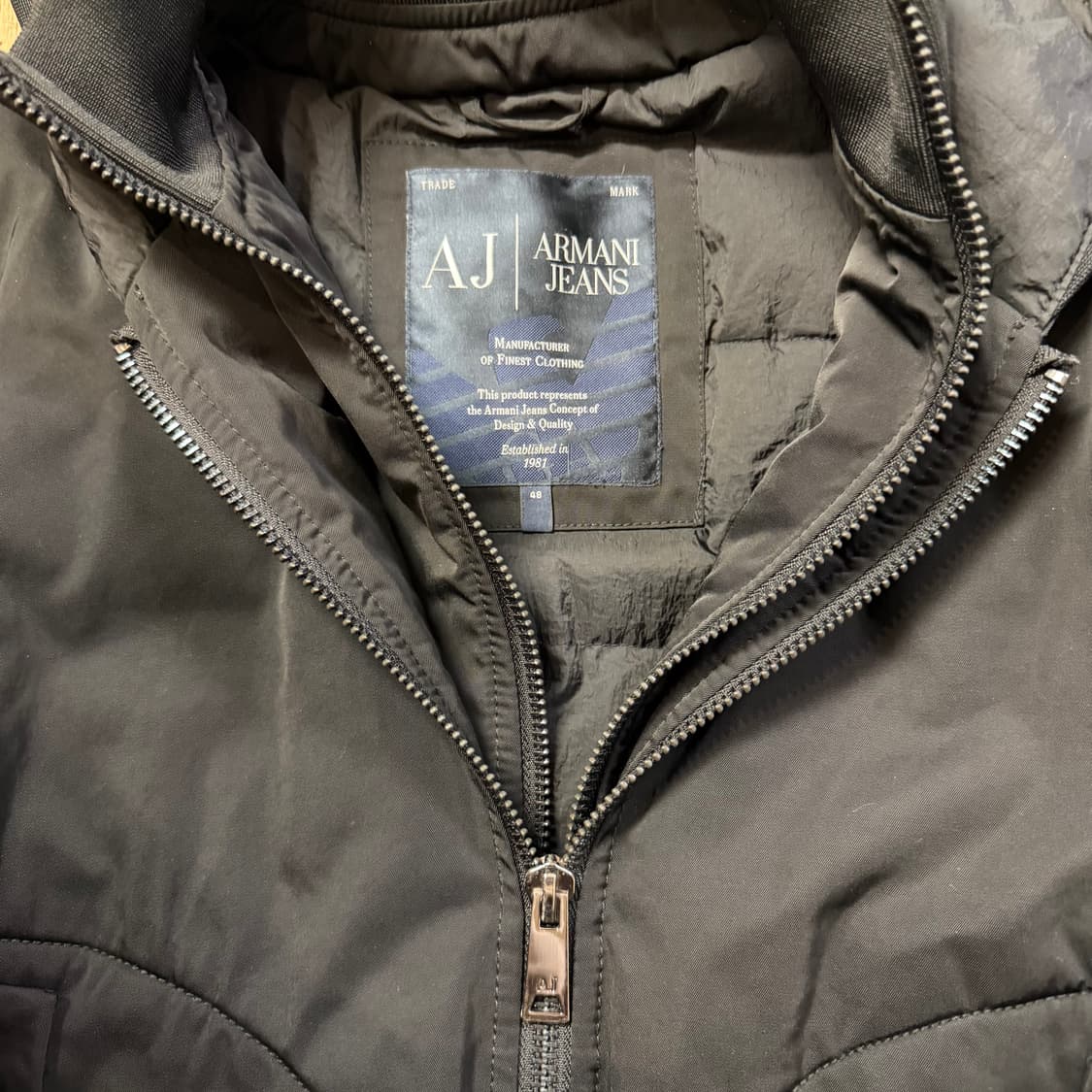 아르마니 진스 투웨이 후드 합성필 자켓 상품이미지3