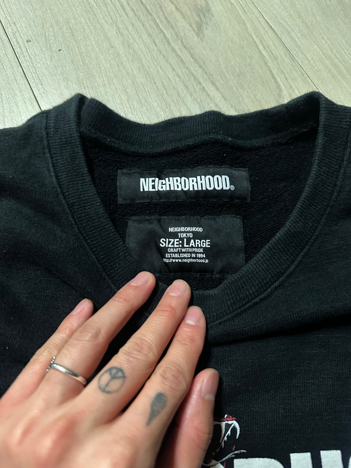 네이버후드 스네이크 스웻셔츠 맨투맨 상품이미지4