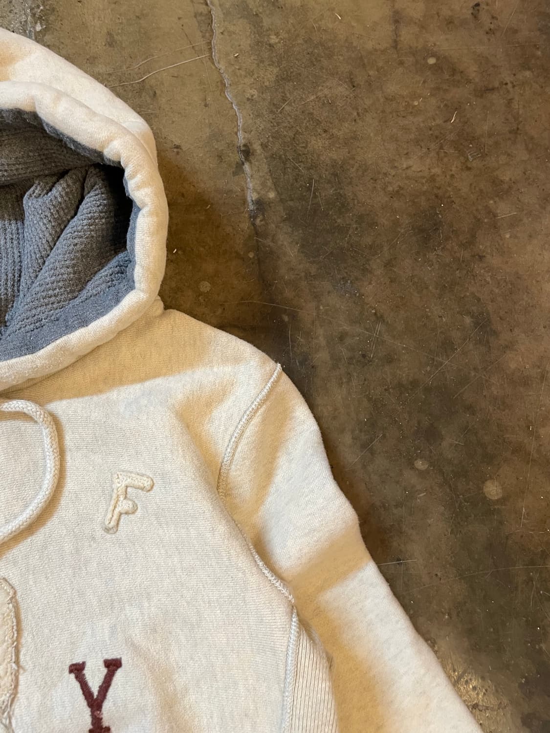 아베크롬비 & 피치 빈티지 후드티 맬란지 상품이미지3