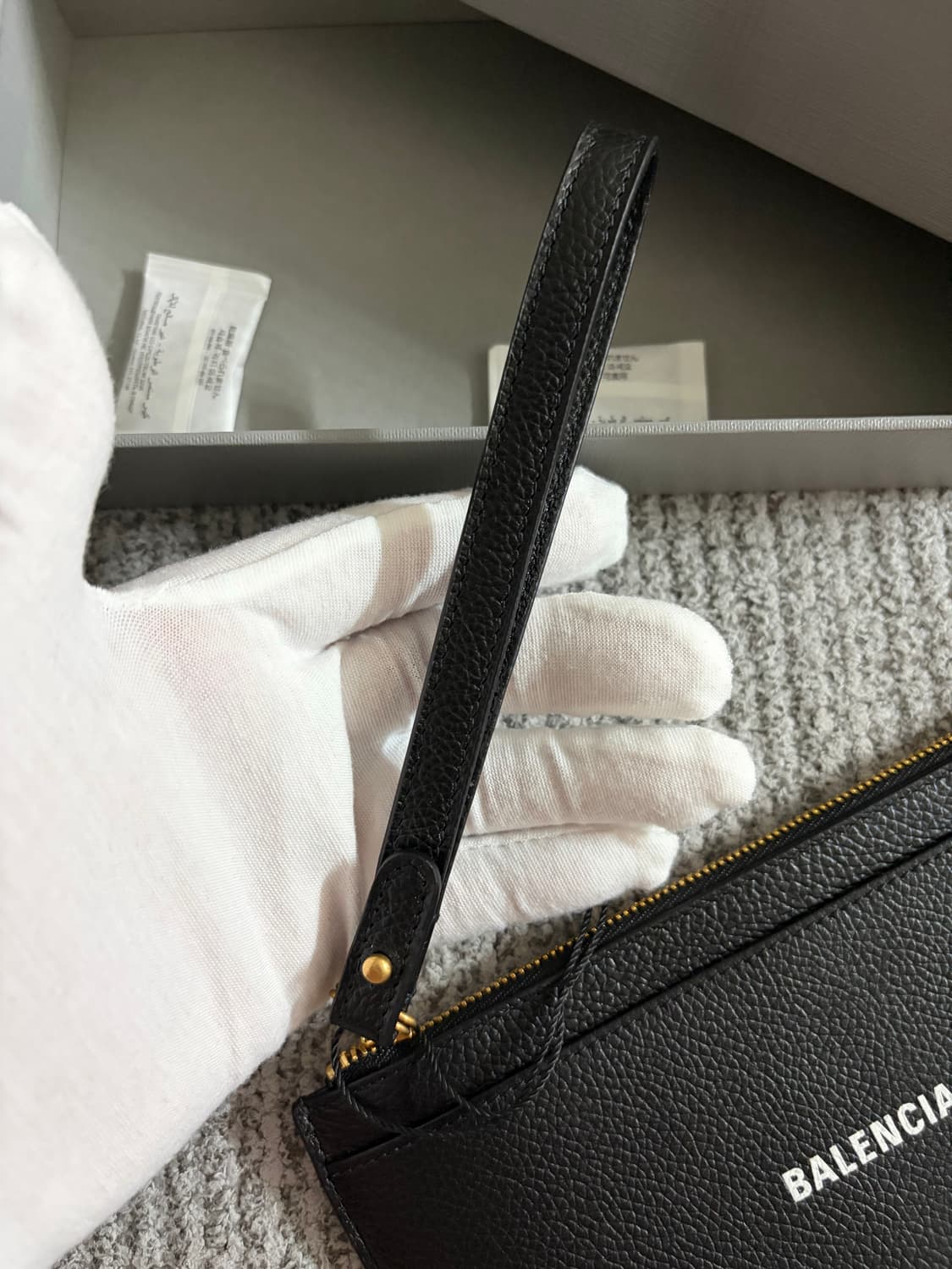 (새상품, 풀구성) 발렌시아가 스트랩 카드지갑 파우치 상품이미지4