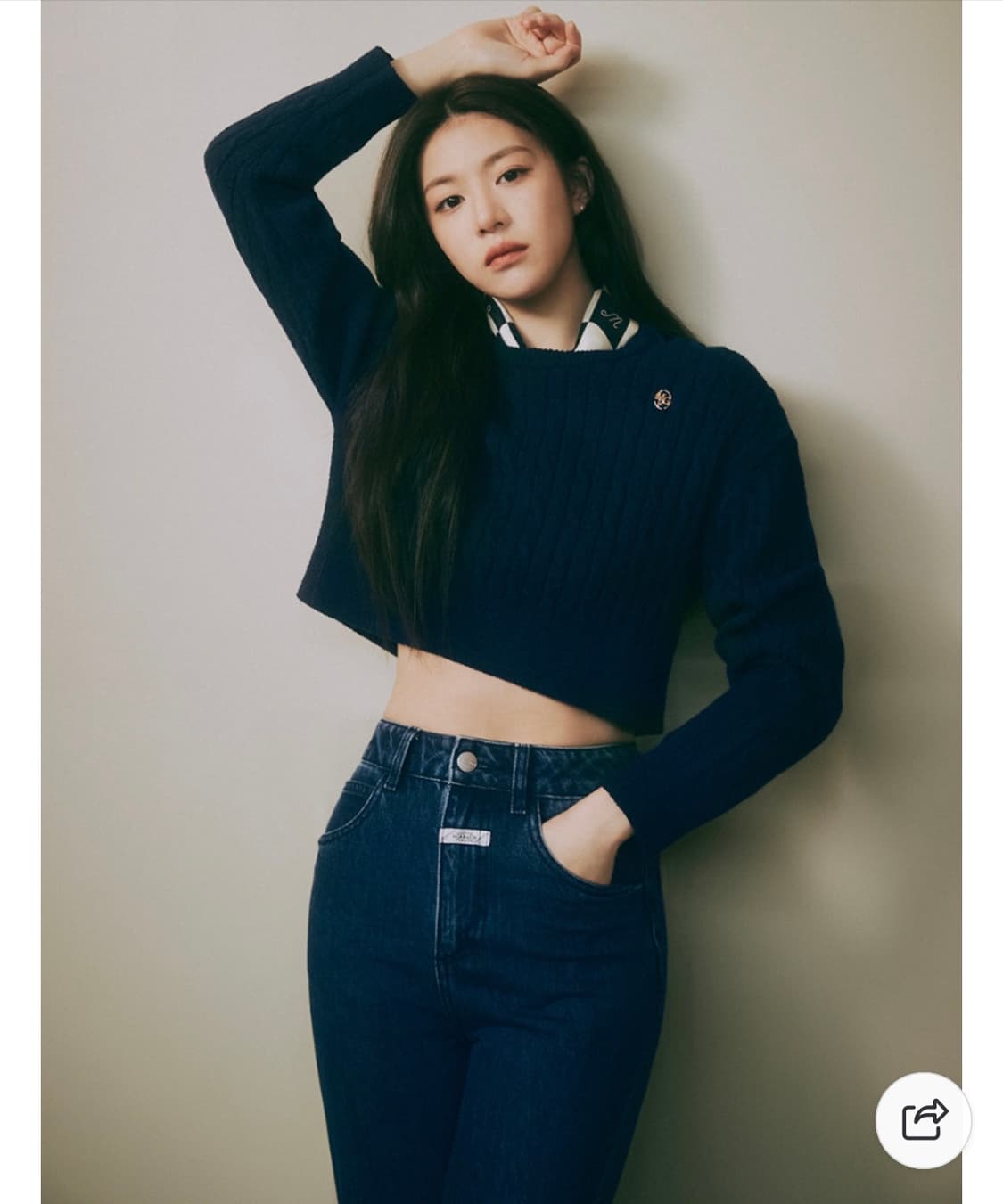 마리떼프랑소와저버 케이블 크롭 니트 상품이미지3