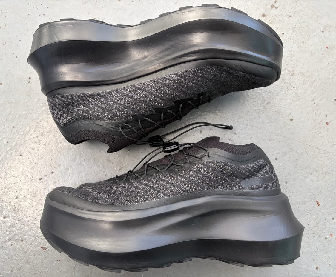 살로몬 x 꼼데가르송 옴므 펄사 플랫폼 블랙 CDG x Salomon P 상품이미지2