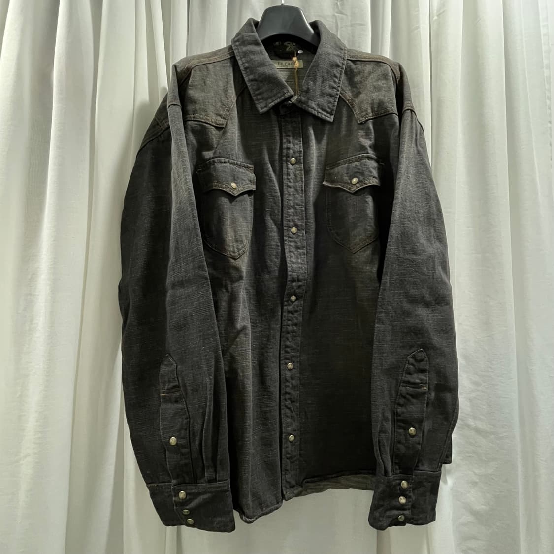 OIL CAKE/ 페이즐리 웨스턴 데님 셔츠/ 2XL 상품이미지1