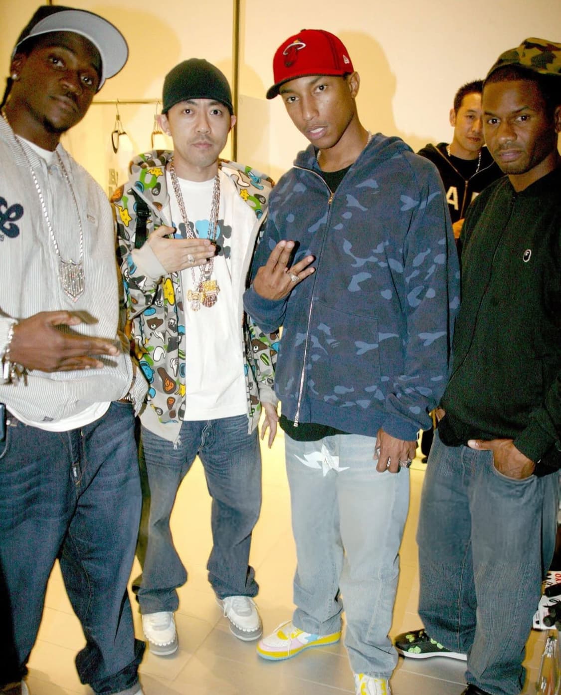 퍼렐 베이프 퍼스트 오지 카모 Bape OG 1st Blue Camo 상품이미지4