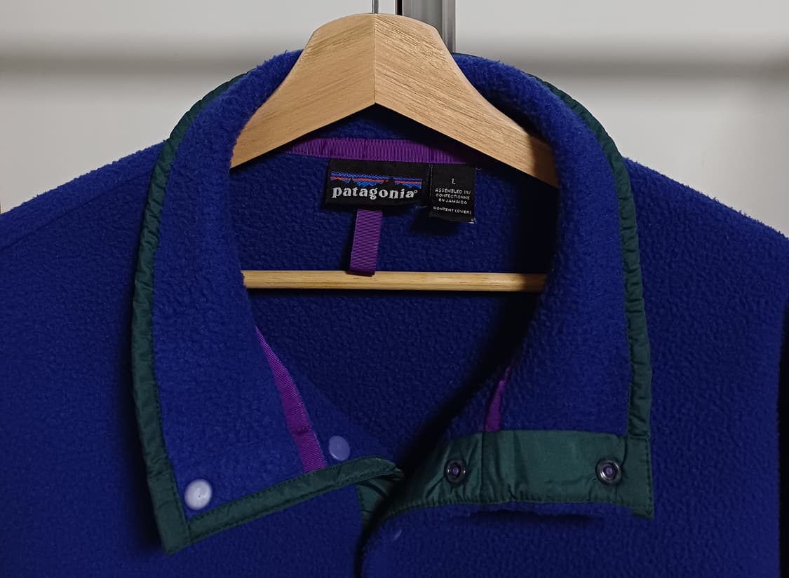 🇯🇲 [L] 파타고니아 신칠라 스냅티 올드 모델 - 퍼플 블루 상품이미지3