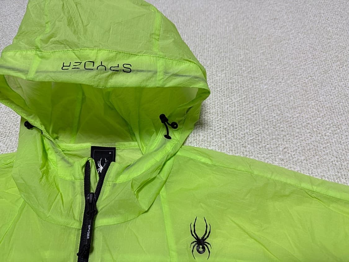 스파이더 초경량 바람박이 후드 자켓 남성용 100사이즈 상품이미지2