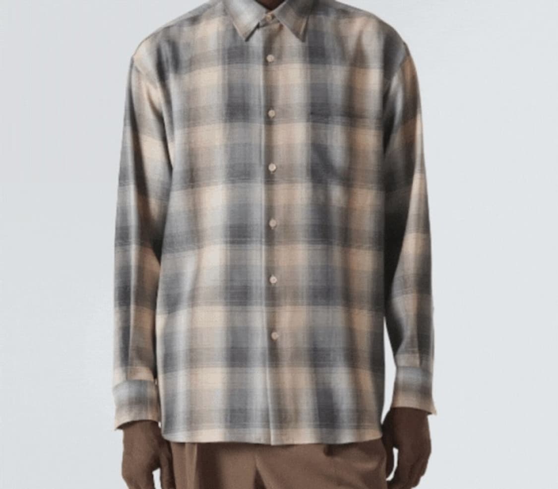 오라리 24fw 베이지 블루 5사이즈 상품이미지1