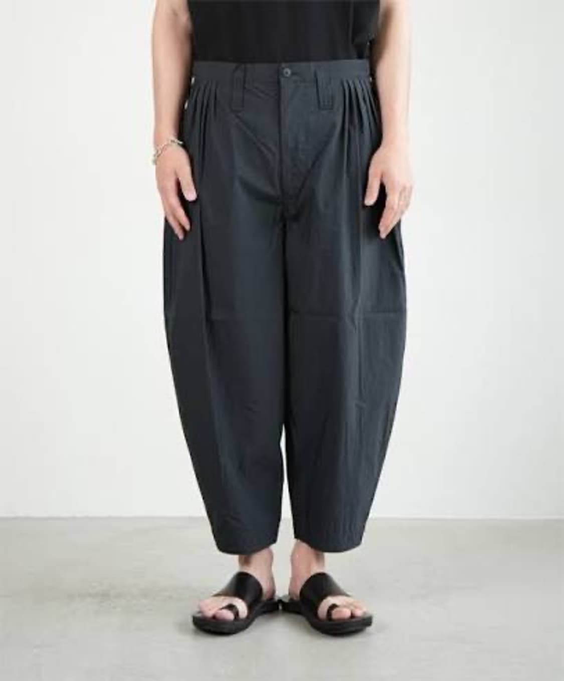 PORTER CLASSIC POPLIN BEBOP PANTS S SIZE 상품이미지4