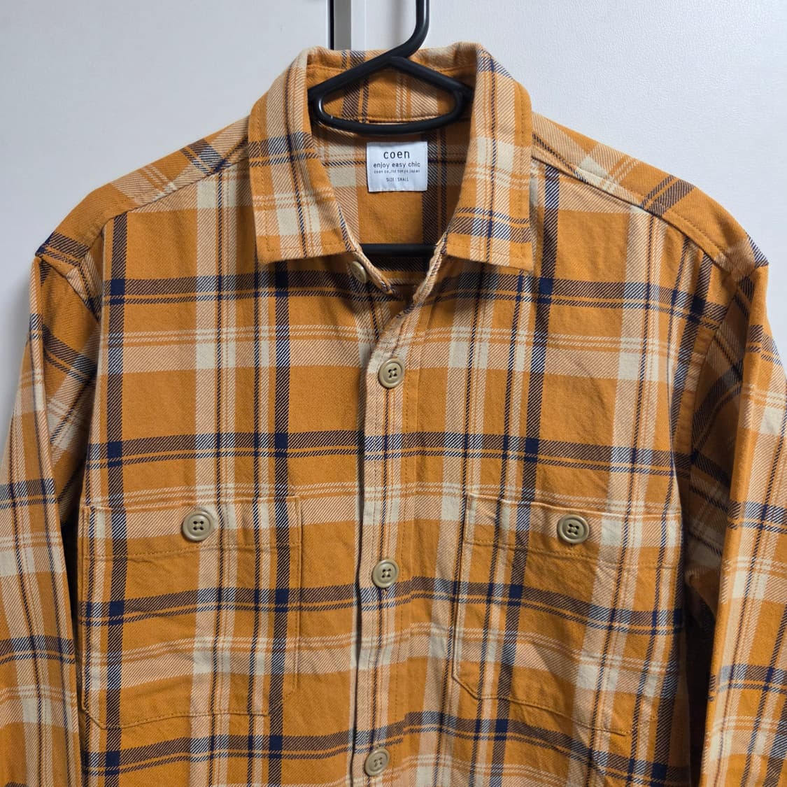 Coen 유나이티드 애로우즈 체크 셔츠 L(100) 상품이미지2