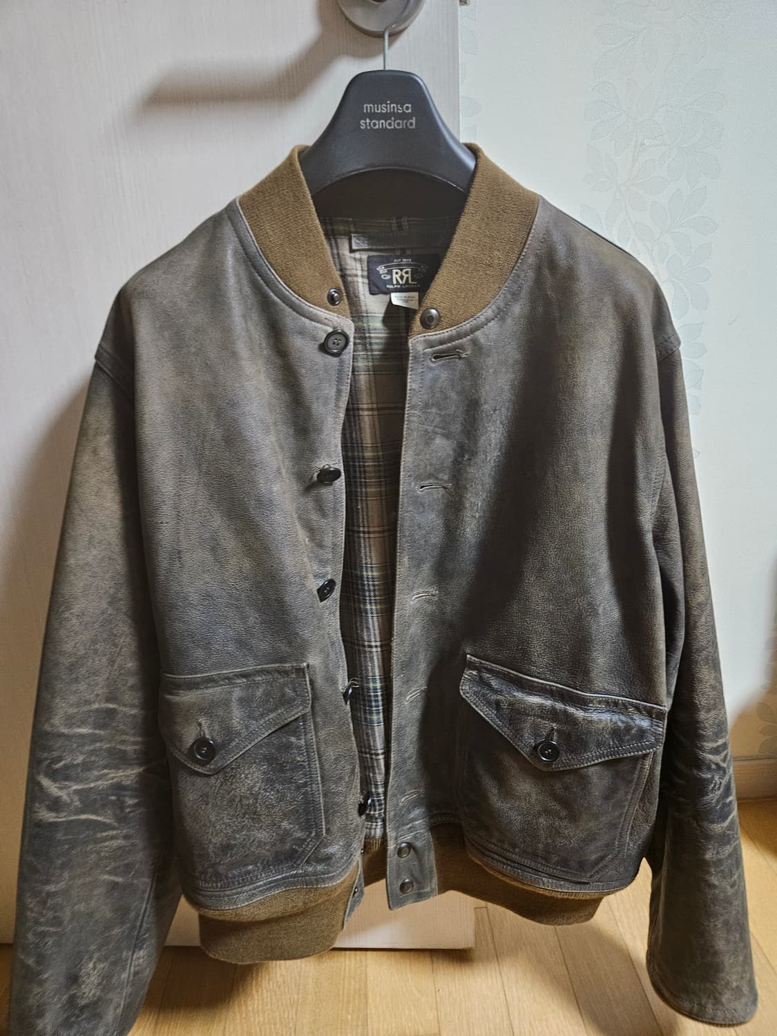 rrl 인디고 보머 자켓 L 상품이미지1