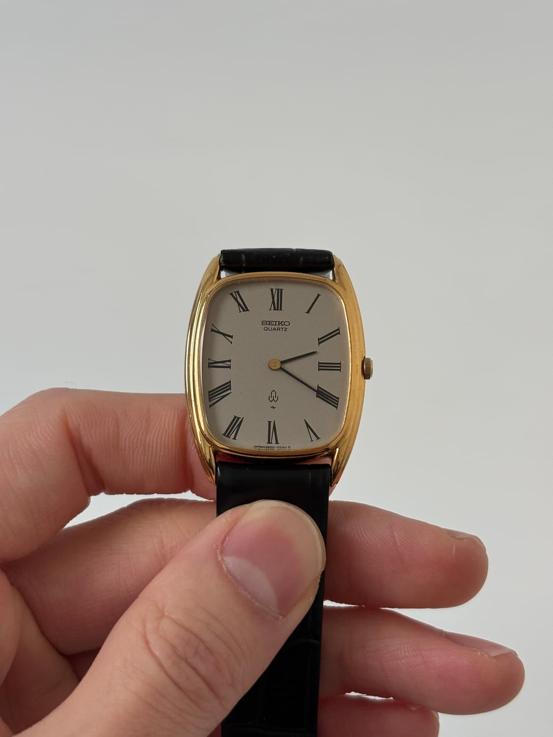1980s Chariot Grey Dial Gold Tank Quartz 상품이미지2