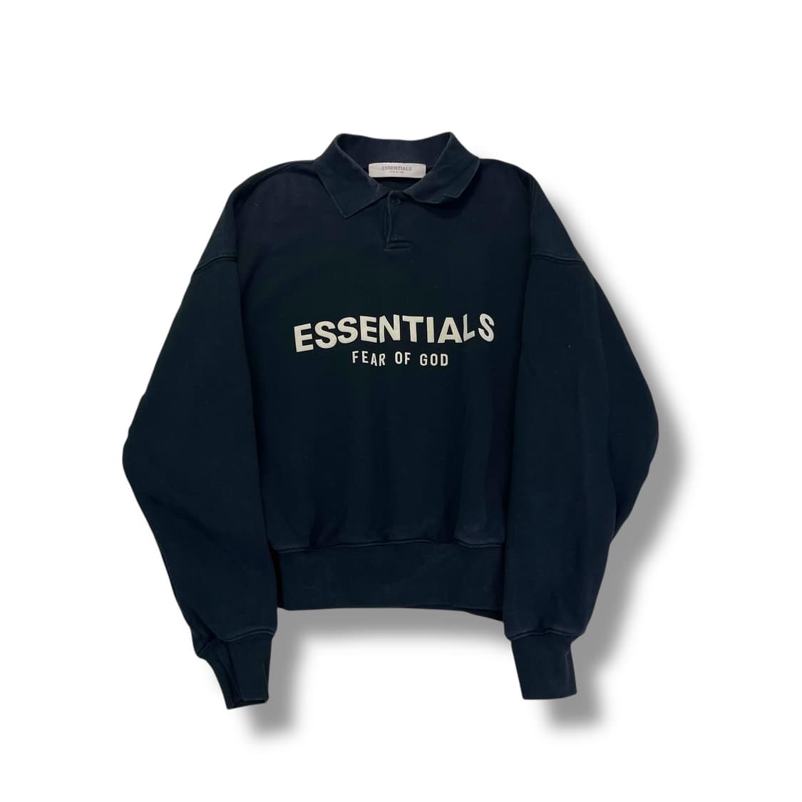 W 100 피오갓 에센셜 카라 크롭 맨투맨 상품이미지1