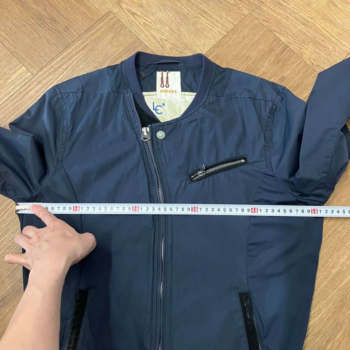 N290 디젤 사선 봄버 자켓 상품이미지7
