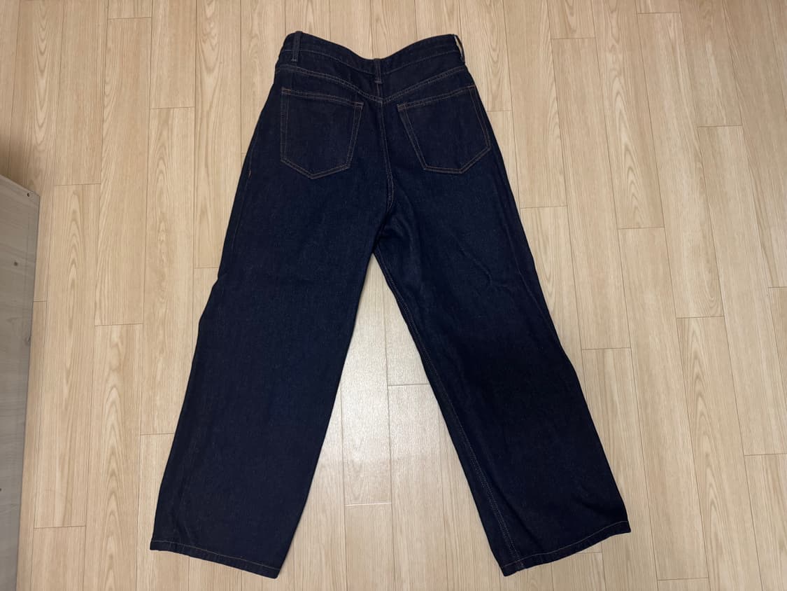 와이드 데님 팬츠 [딥 인디고] 상품이미지2