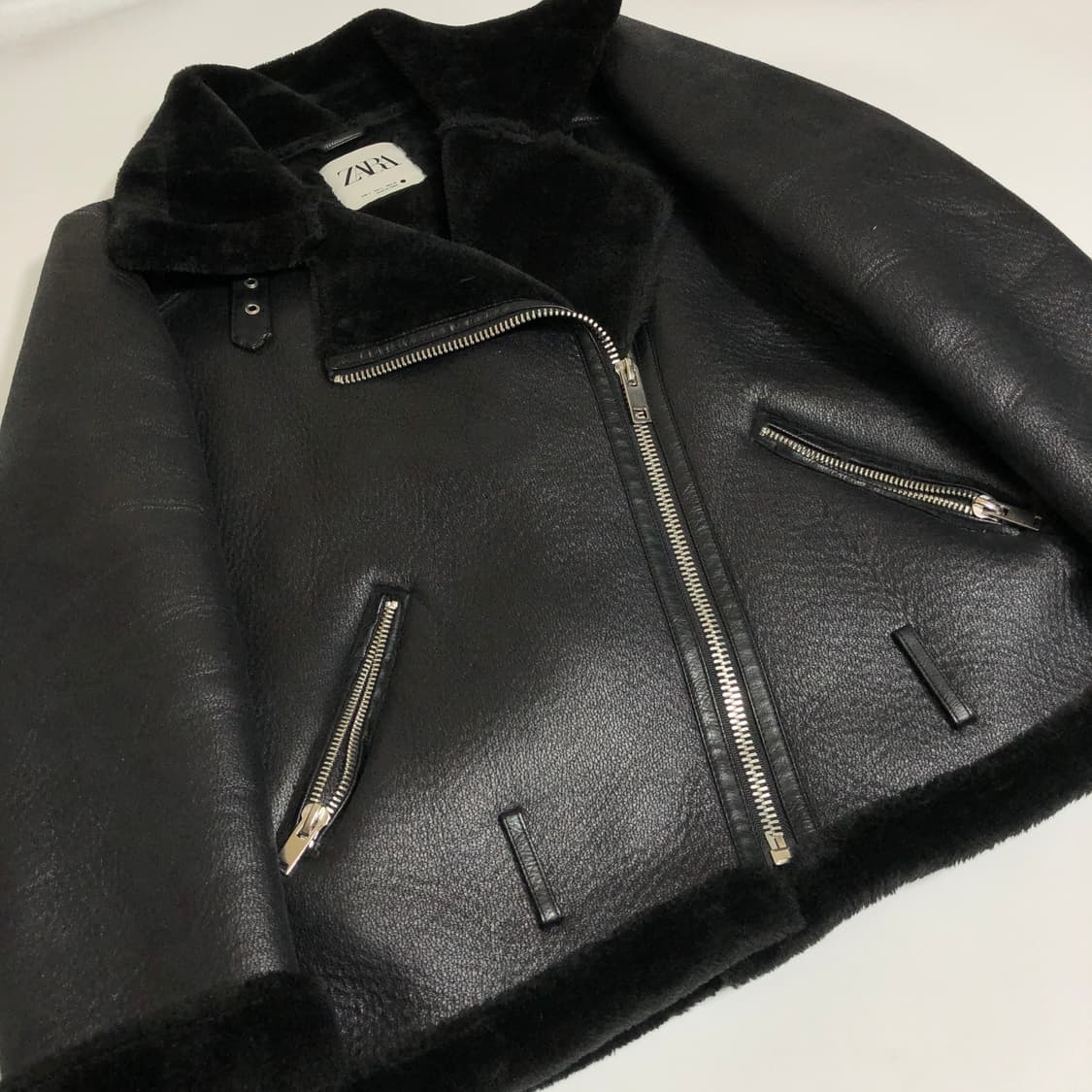 자라 무스탕 점퍼 L 상품이미지4