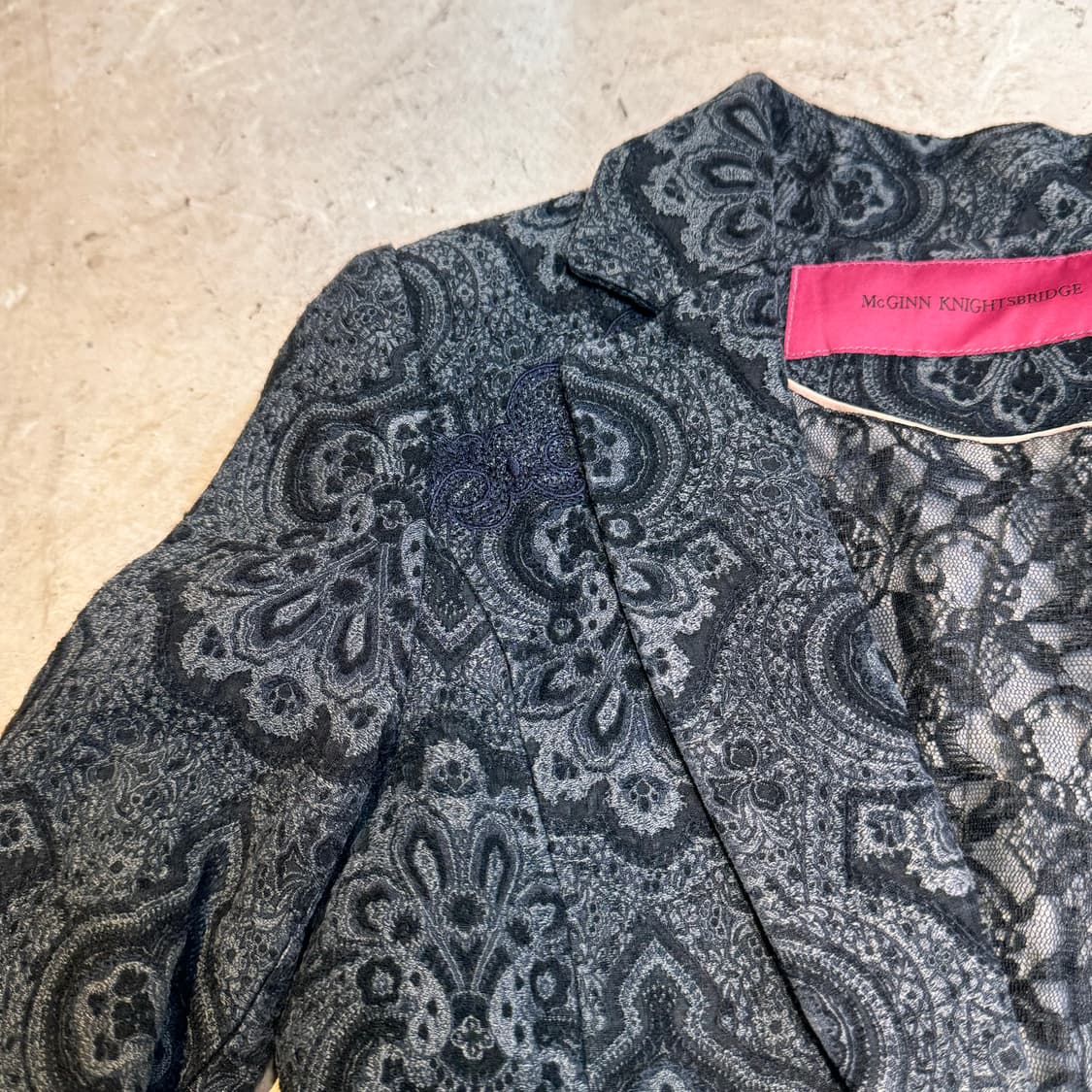 체인 버튼 패턴 블레이저 자켓 상품이미지6