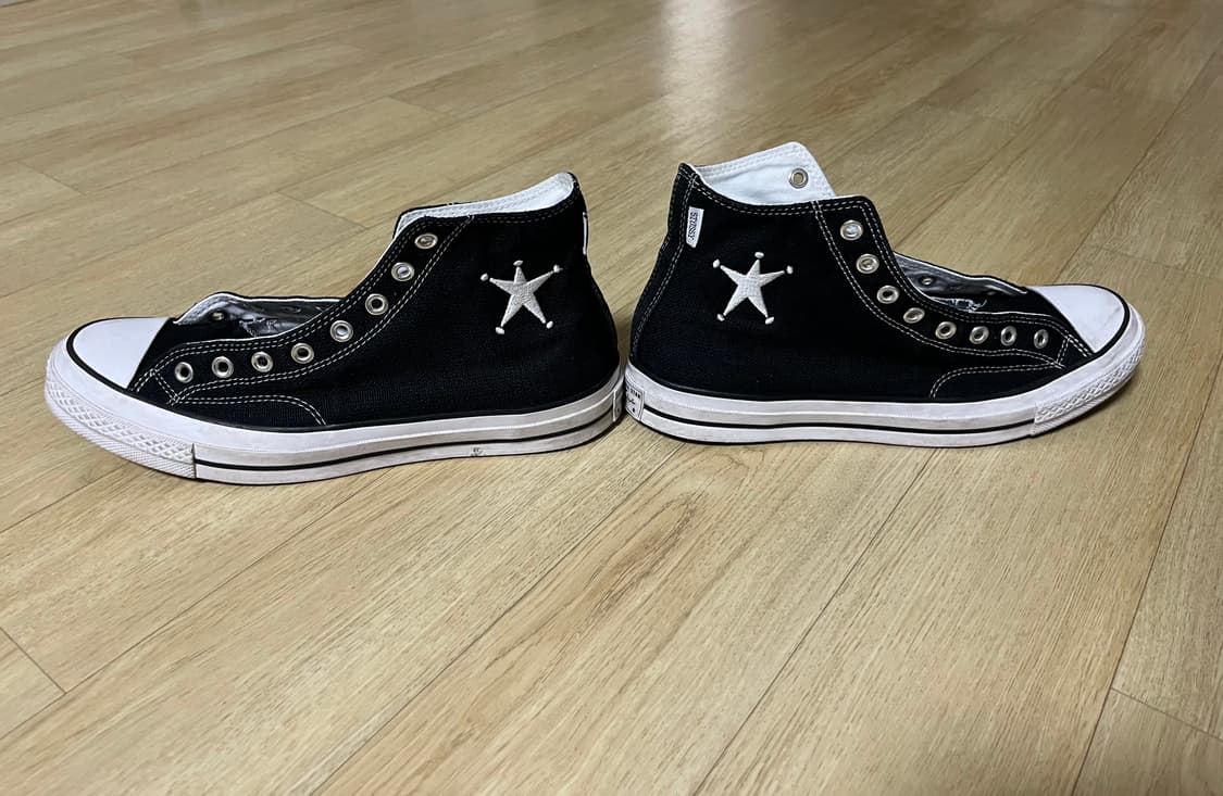 컨버스 x 스투시 척 70 하이 블랙 상품이미지3