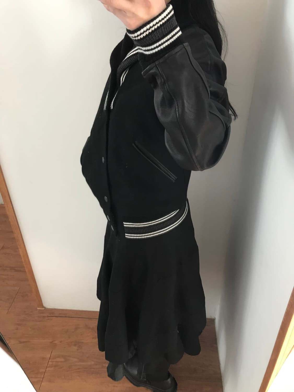 mihara yasuhiro leather varsity jk 상품이미지6