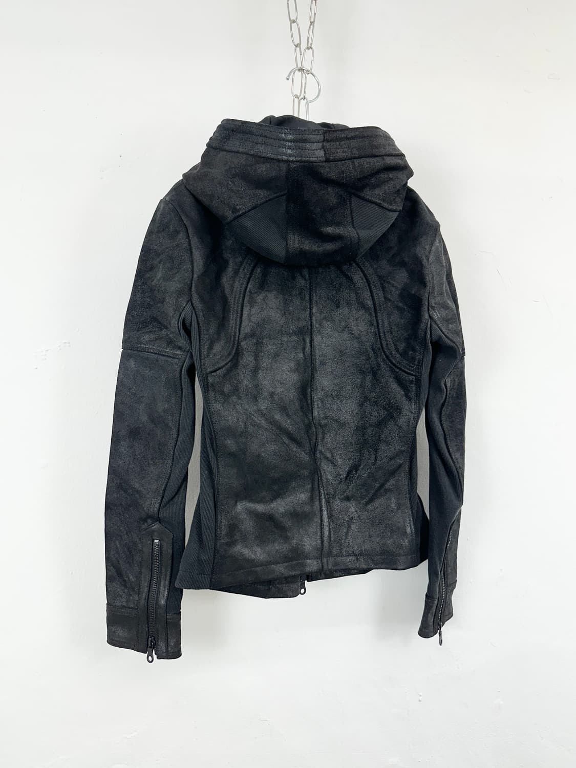 NO ID. Sculpted Cowhide High Neck Jacket 상품이미지6