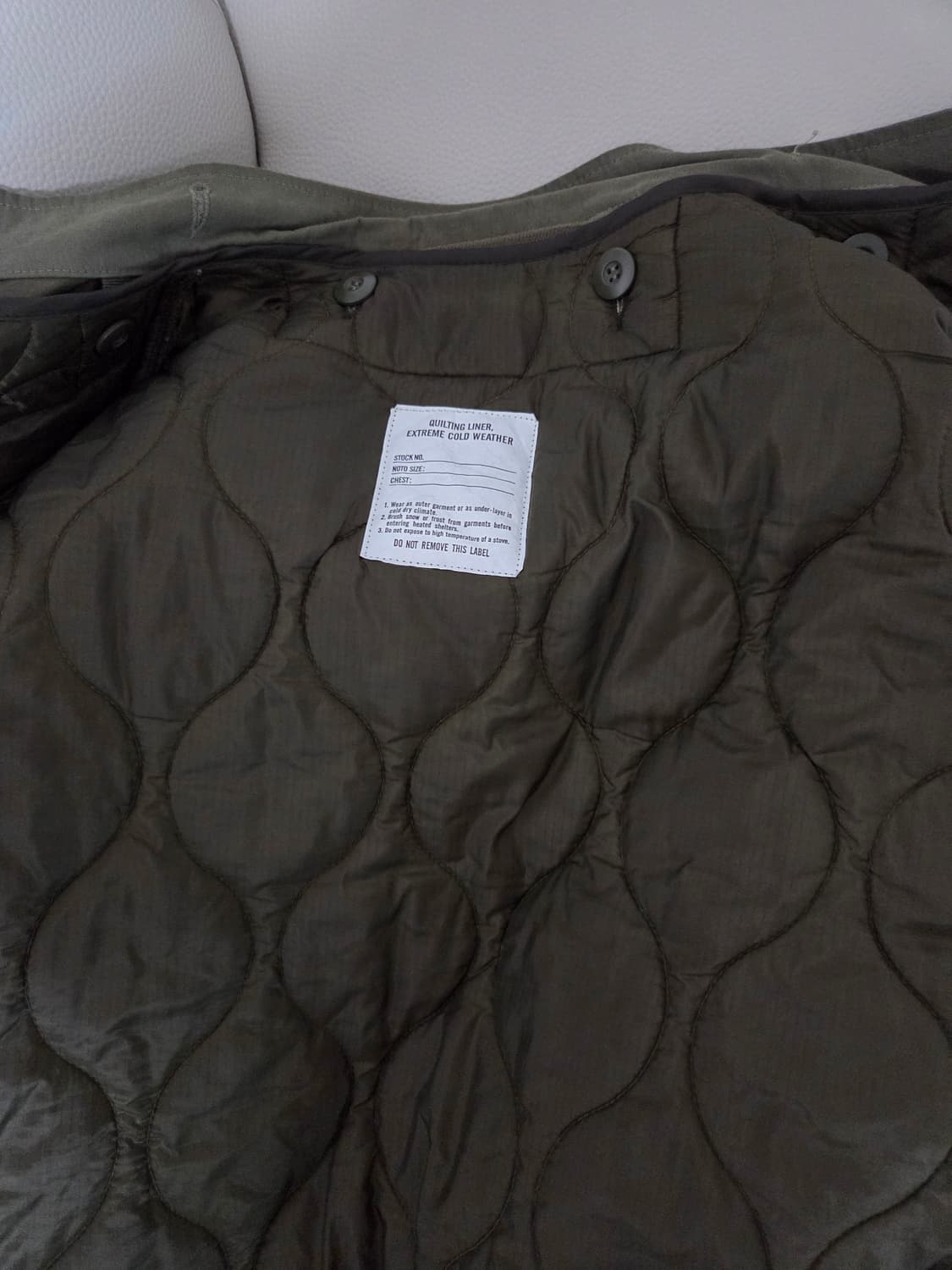 24FW 프릭스스토어 m65 개파카 S사이즈 신품급 상품이미지3