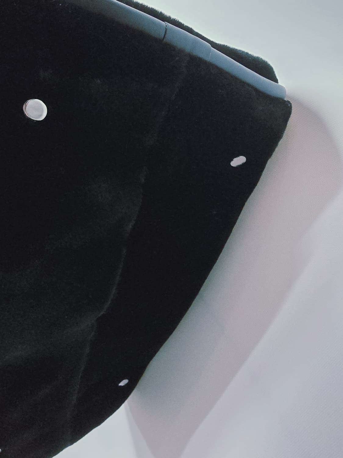 페어라이어 검정 퍼 소가죽 토트백 상품이미지2