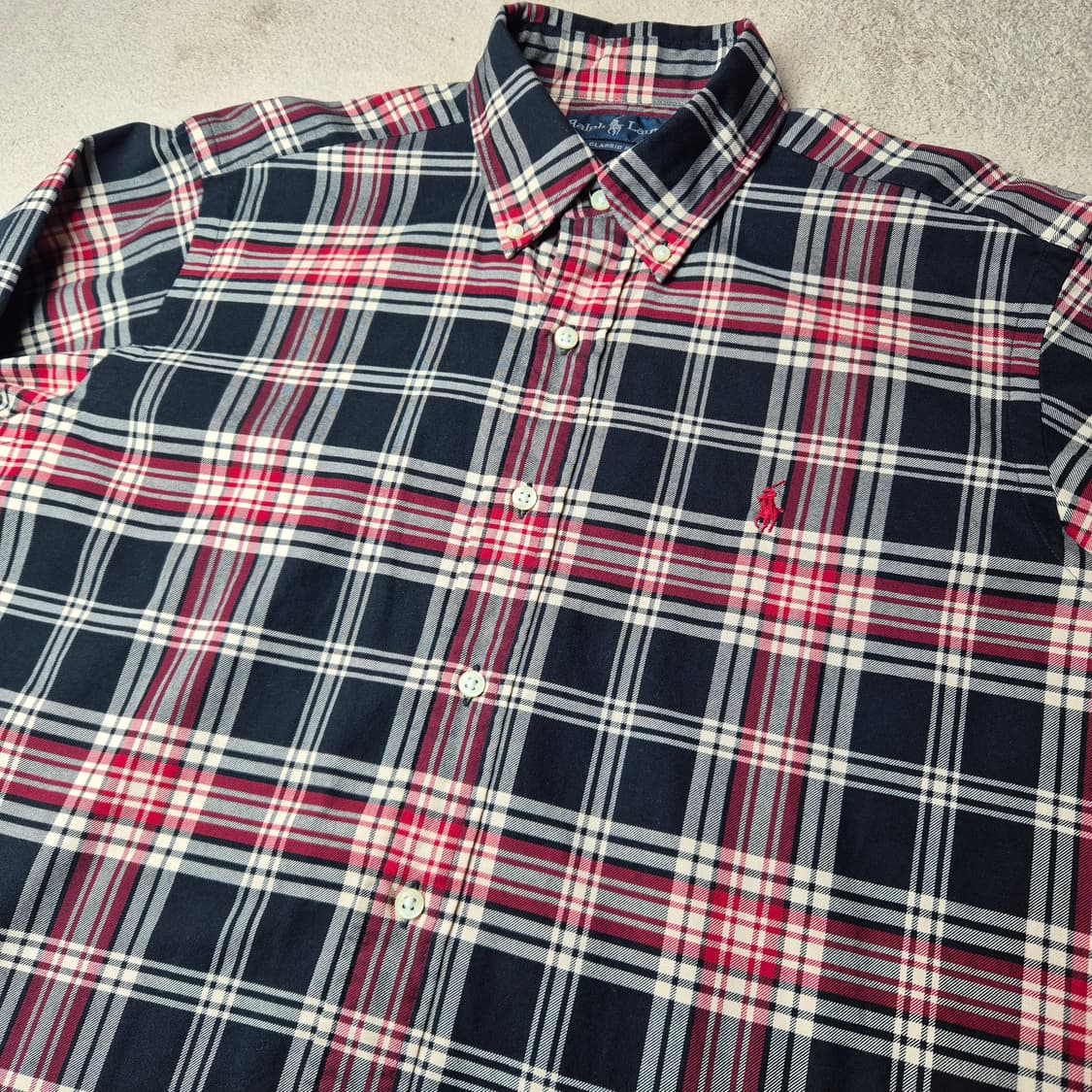 폴로 체크셔츠 상품이미지1