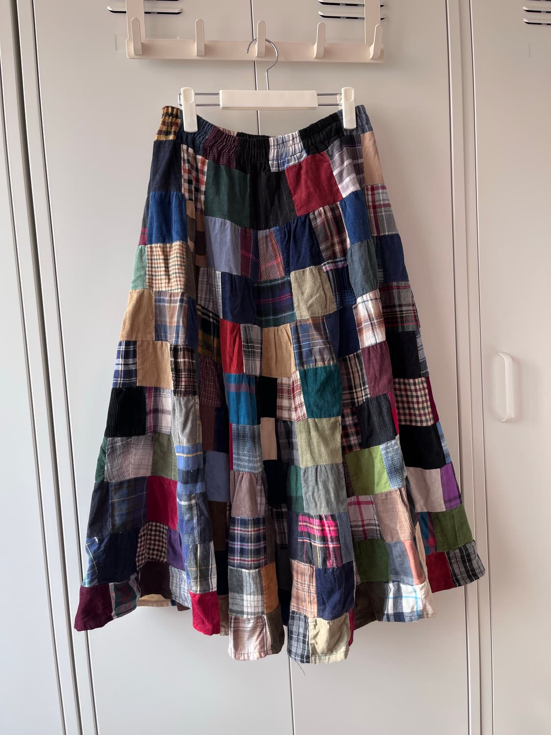 (Rare) vintage 패치워크 롱 스커트 상품이미지3