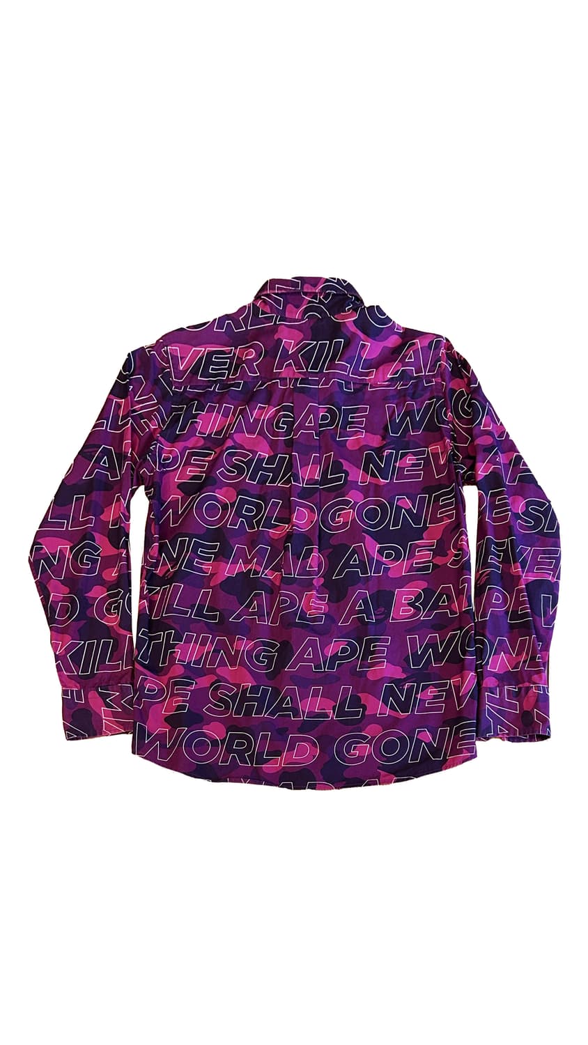 베이프 퍼플셔츠 상품이미지2