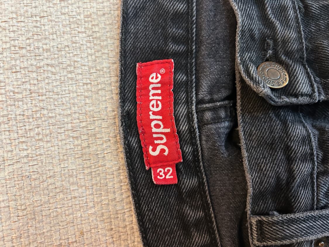 32) 슈프림 블랙 데님 블랙진 상품이미지5