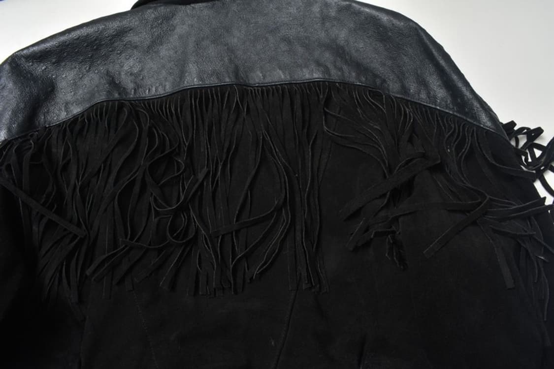 웨스턴 프린지 스웨이드 가죽 자켓 L N1178 상품이미지5