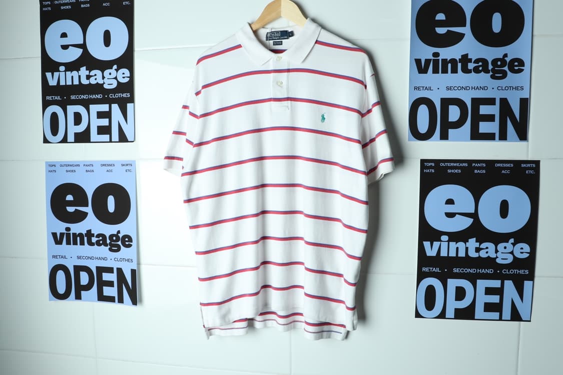 (L-3XL) 폴로 랄프로렌 반팔 카라 티셔츠 USA Y2K-H32902 상품이미지2