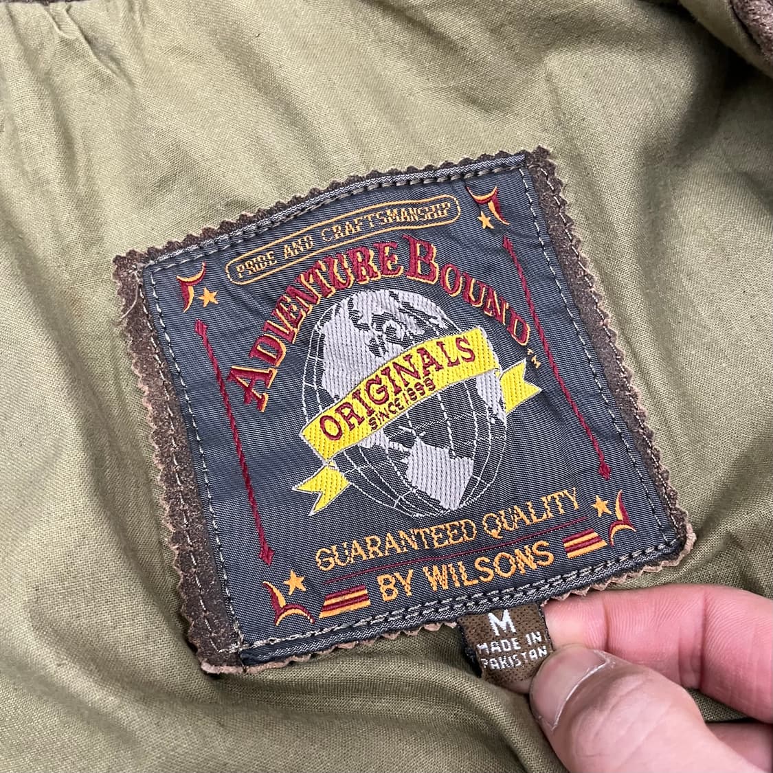 윌슨 레더 스웨이드 봄버 자켓 (105-110) 상품이미지8