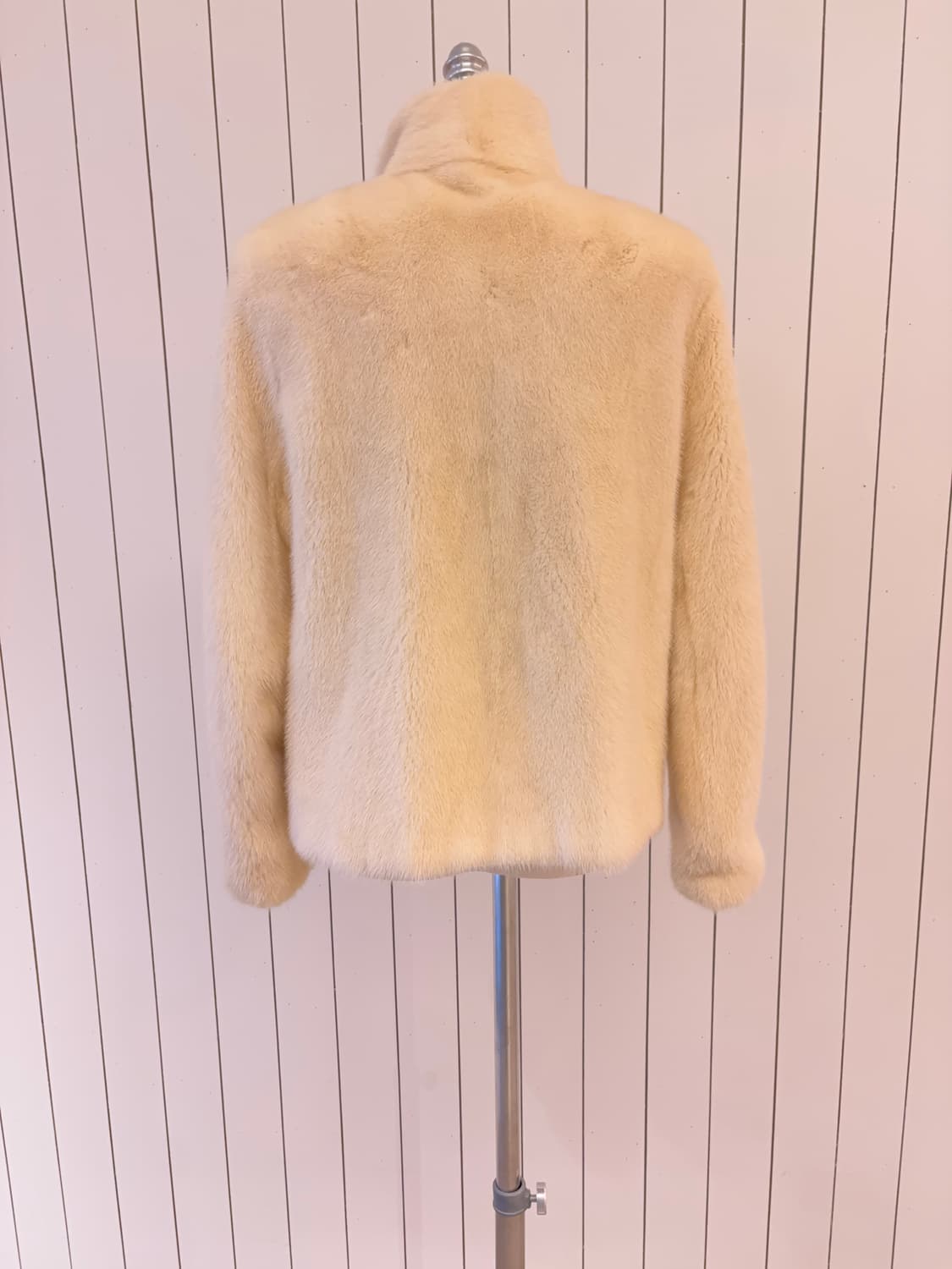 아이보리 밍크 퍼 자켓 상품이미지4