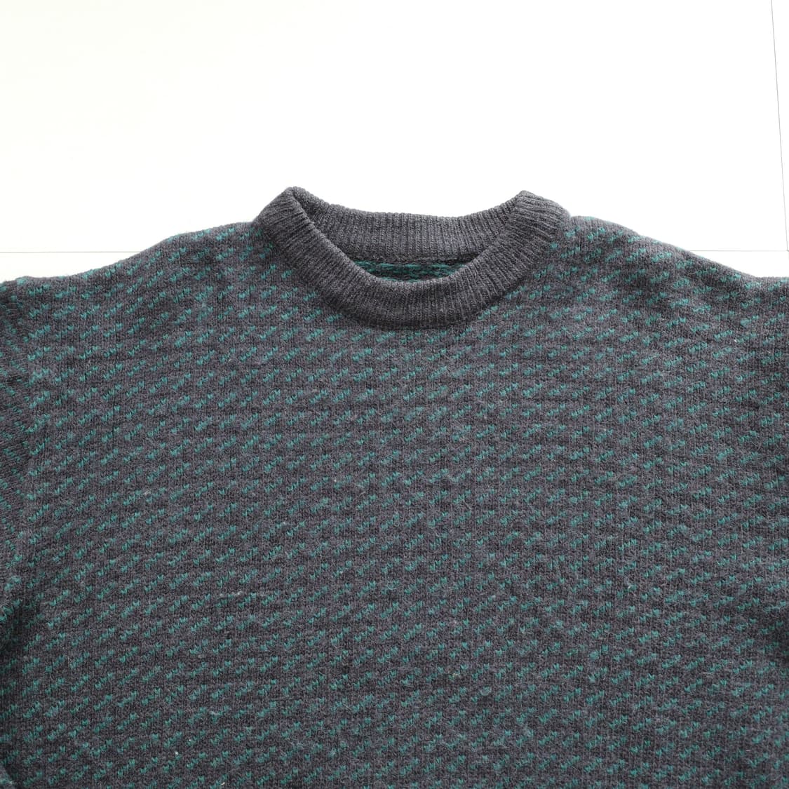 90s 버드아이 울 피셔맨 니트 (엘엘빈) 상품이미지2