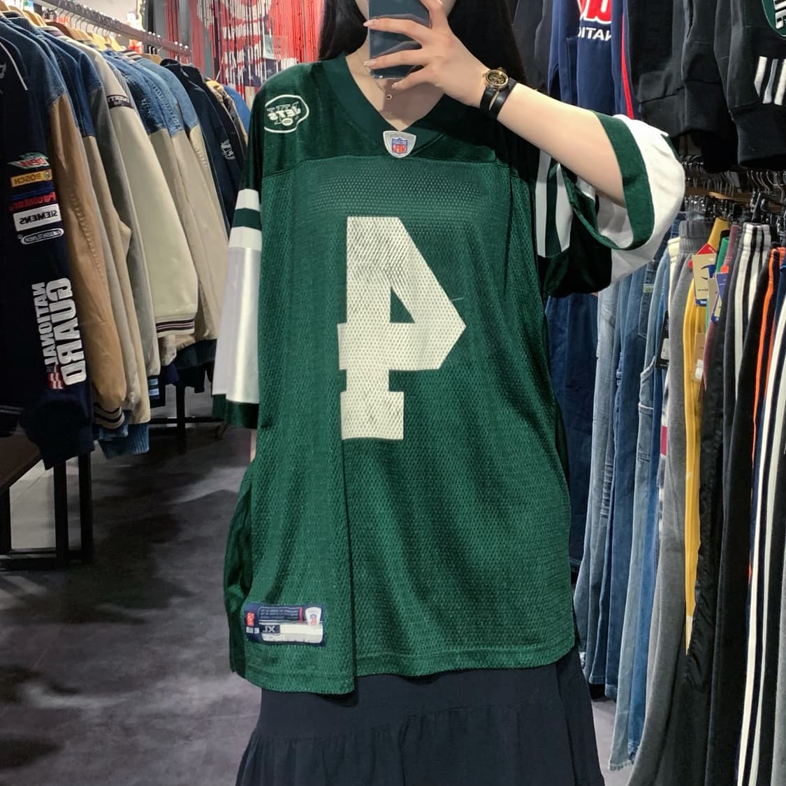 [IM] NFL X REEBOK 뉴욕 제츠 FAVRE No.4 그린 상품이미지2
