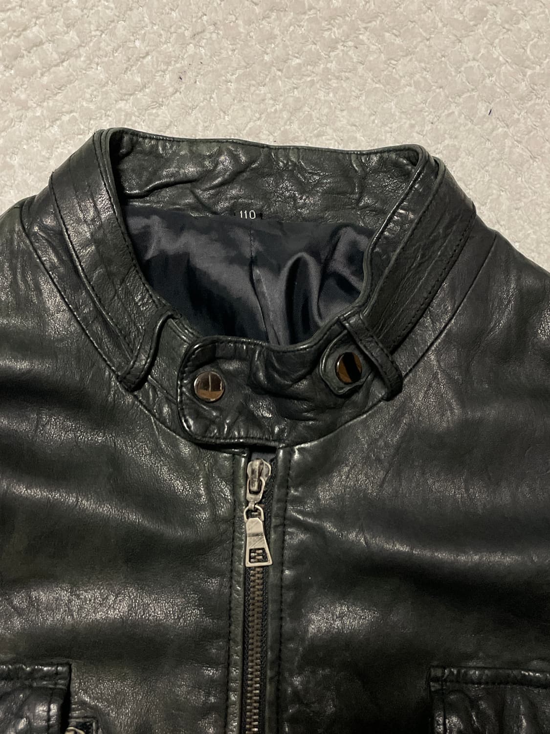 광희시장 웨스턴 무드 램스킨 양가죽 레더 자켓 상품이미지4