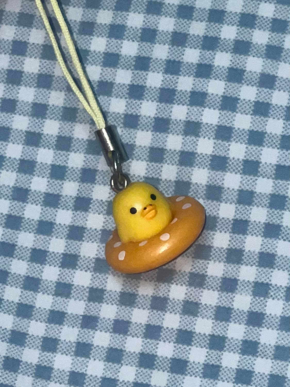 고전 리락쿠마 키이로이토리 튜브 스트랩 상품이미지1