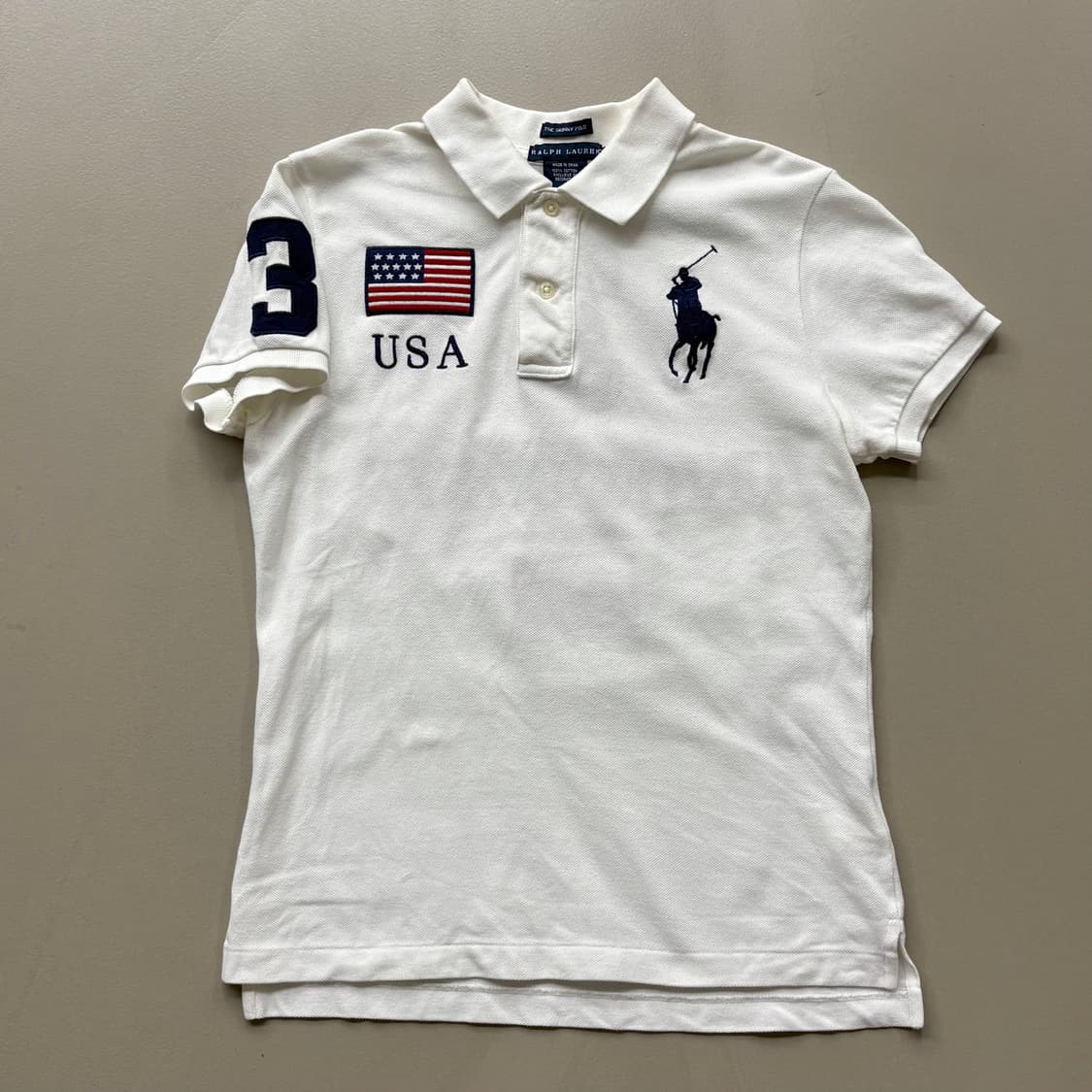 폴로 랄프로렌 빅포니 USA 성조기 카라티 상품이미지2