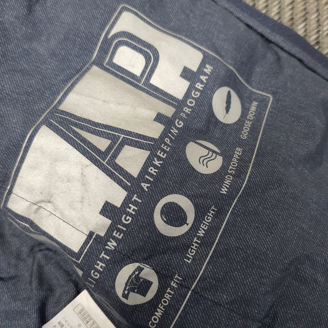 구스다운 경량패딩 자켓 남자110 상품이미지7