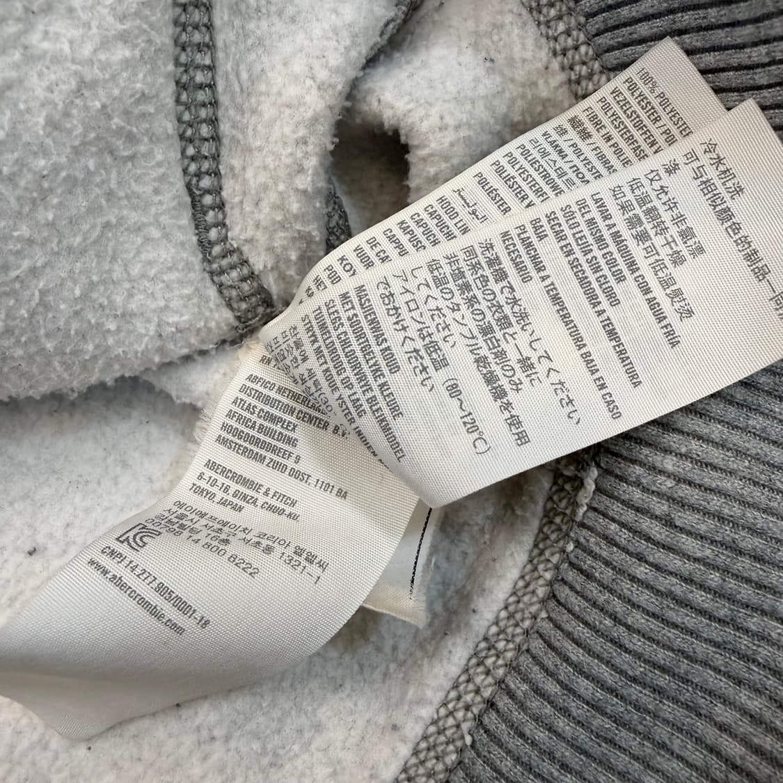 아베크롬비 후드집업 s 상품이미지4