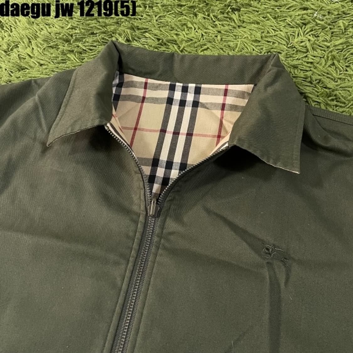버버리 체크 양면 자켓 상품이미지4