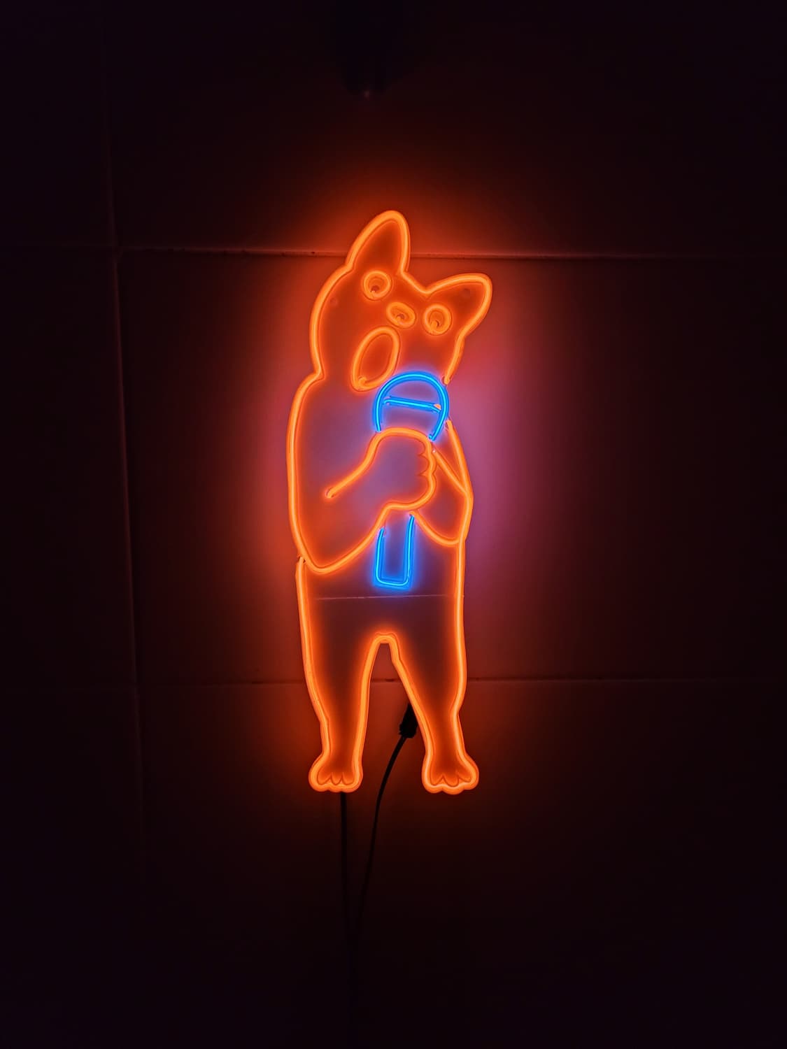 네온사인 led 고양이 노래 조명 무드등 램프 상품이미지2