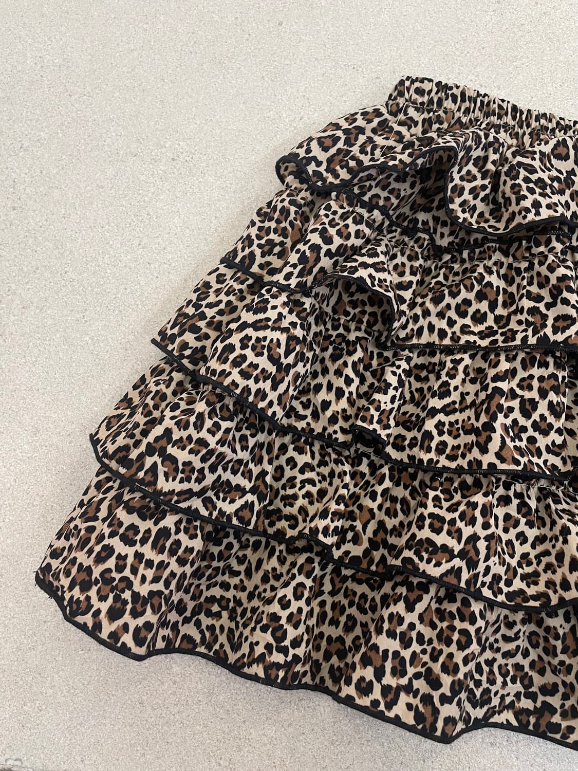 호피 캉캉 스커트 상품이미지3